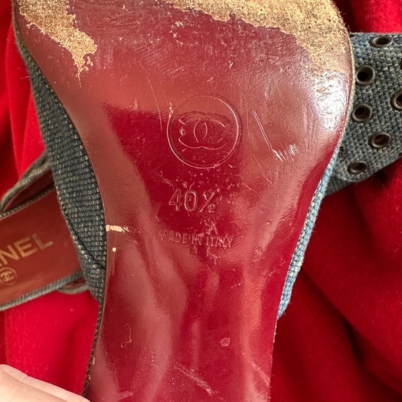 Authentic vintage Chanel slides - Picture 4 of 7